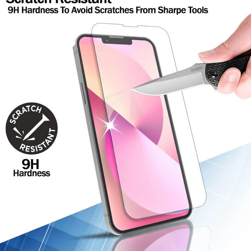 2~4PCS Screen Protector For iPhone 17 16 Pro Max Tempered Glass For iPhone 16e 15 14 13 12 11 Pro Max Phone Front Film iPhone17